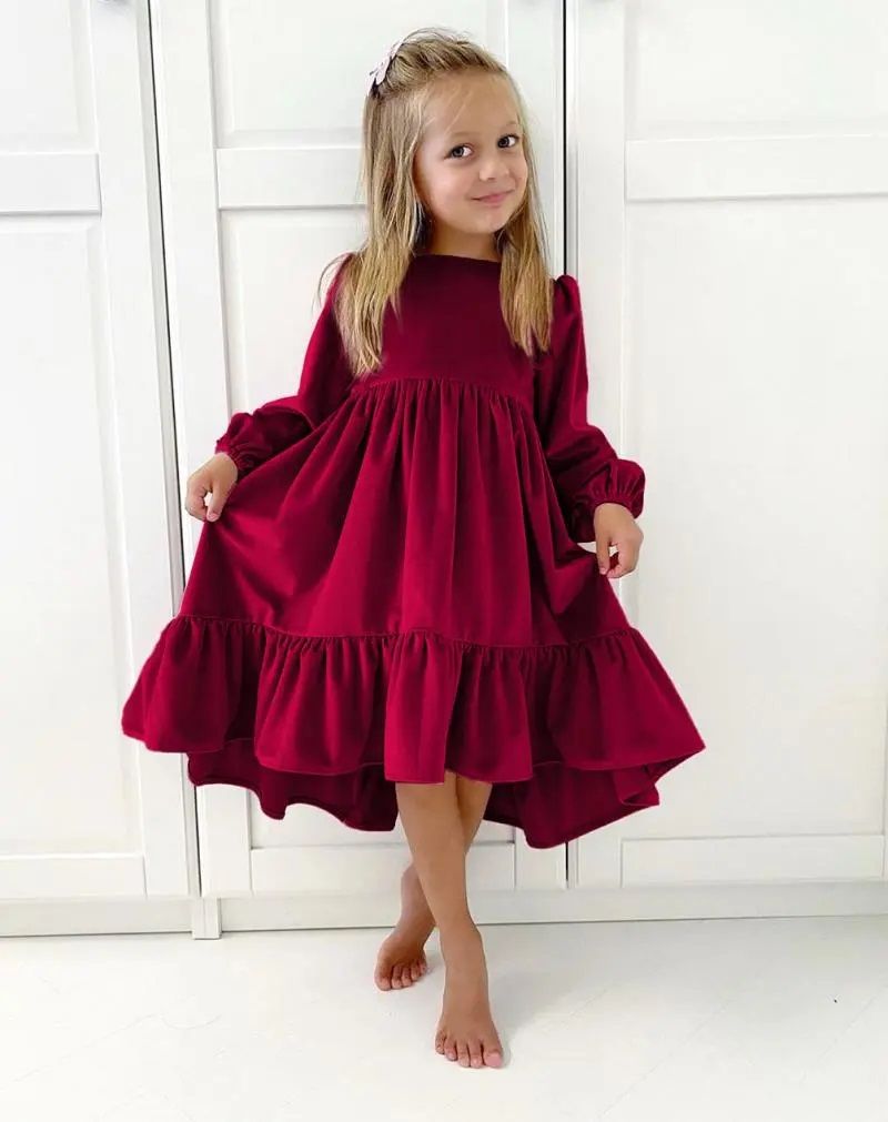 Vestido terciopelo rojo